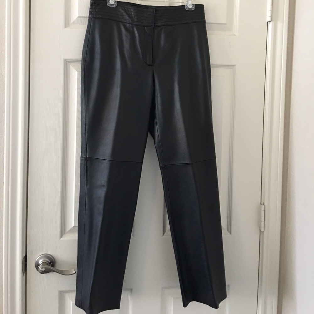Genuine leather pants, soft pliable leather