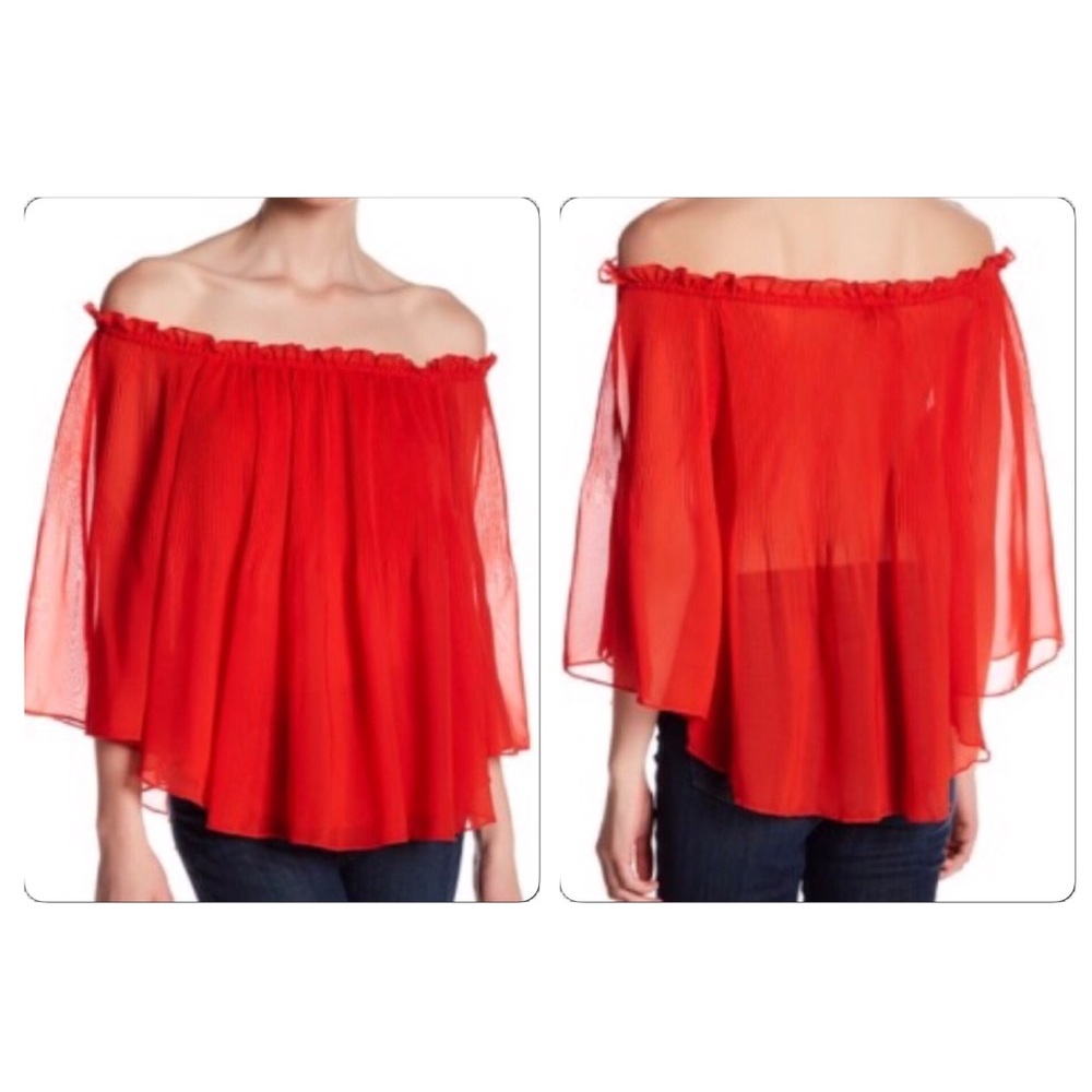 BUNDLED Stunning Crimson Red Shirt - Picture 1 of 3