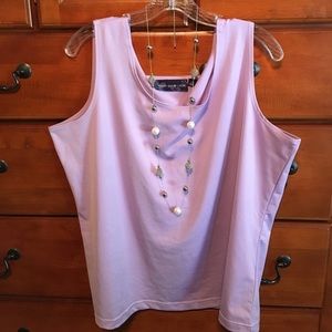 🎀Lavender liquid knit shirt🎀