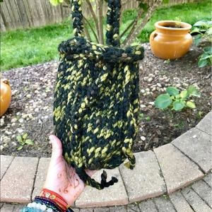 Forest fairy hippie crochet festival bag