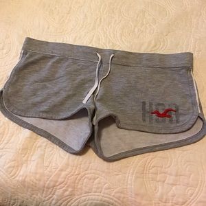 Grey cotton Hollister shorts