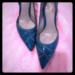 Turquoise Calvin Klein Heels