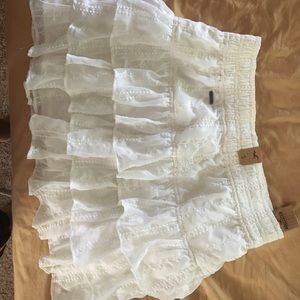 Cream skirt