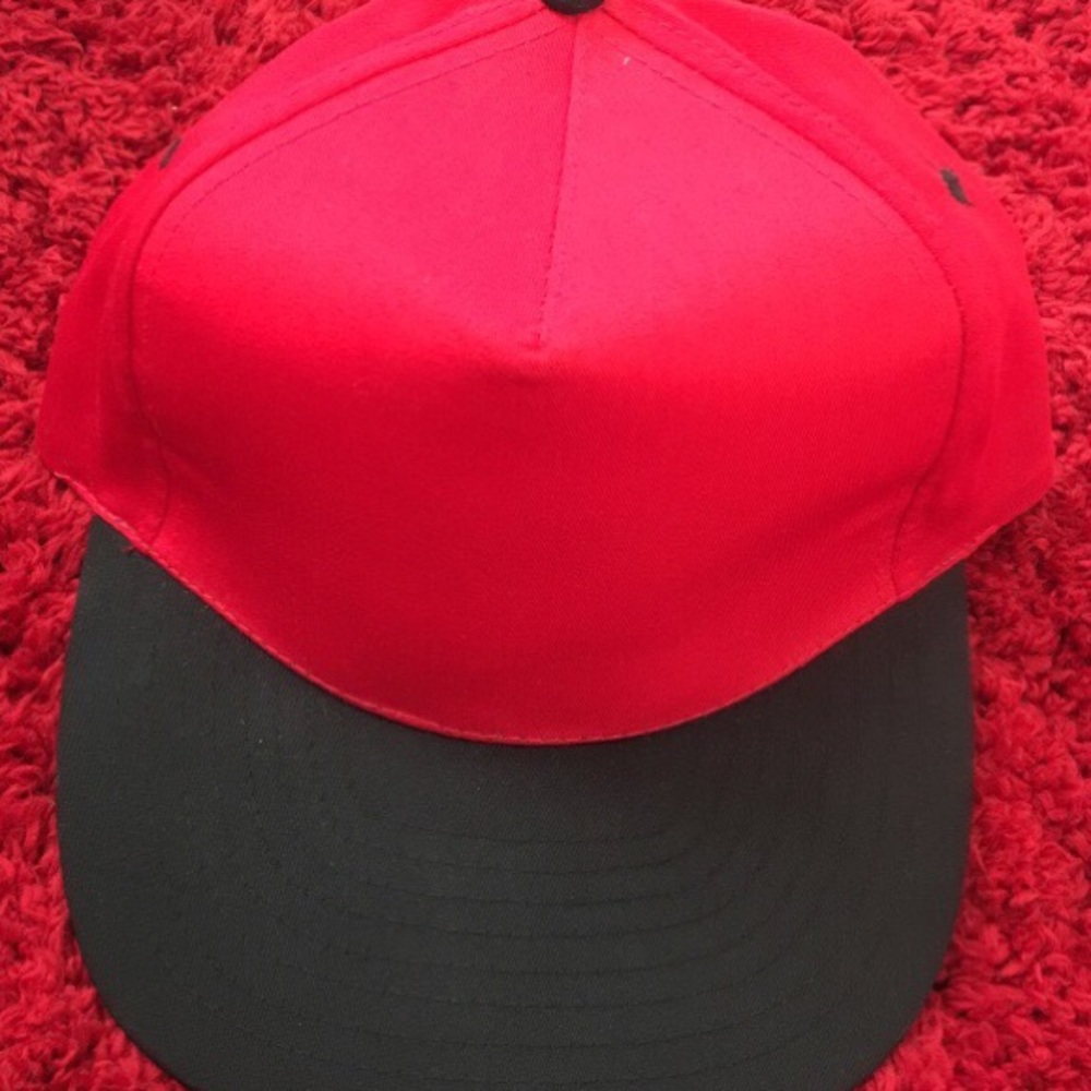 Plain Red/Black SnapBack