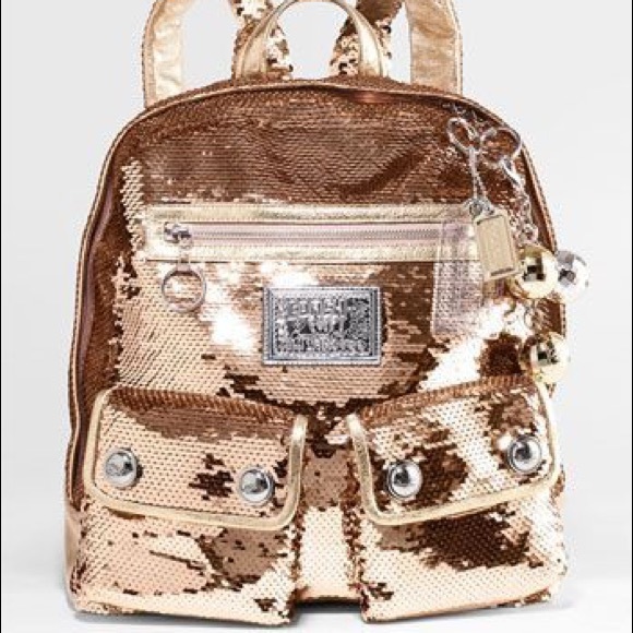 coach sequin backpack