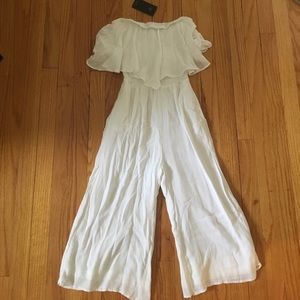 white Guess Jumpsuit