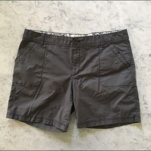 Eddie Bauer ripstop shorts in slate