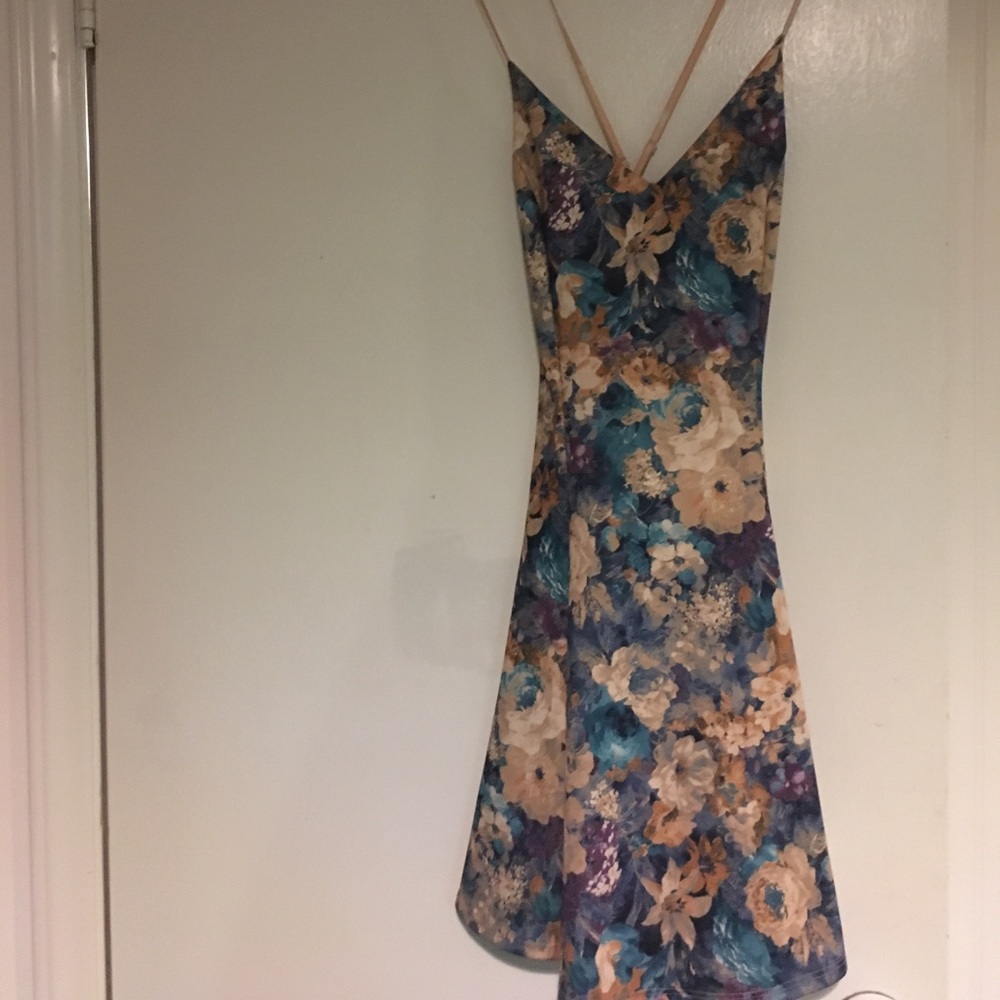 Floral strappy dress