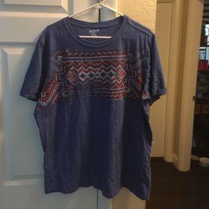 Arizona xxl blue with Indian print t shirt
