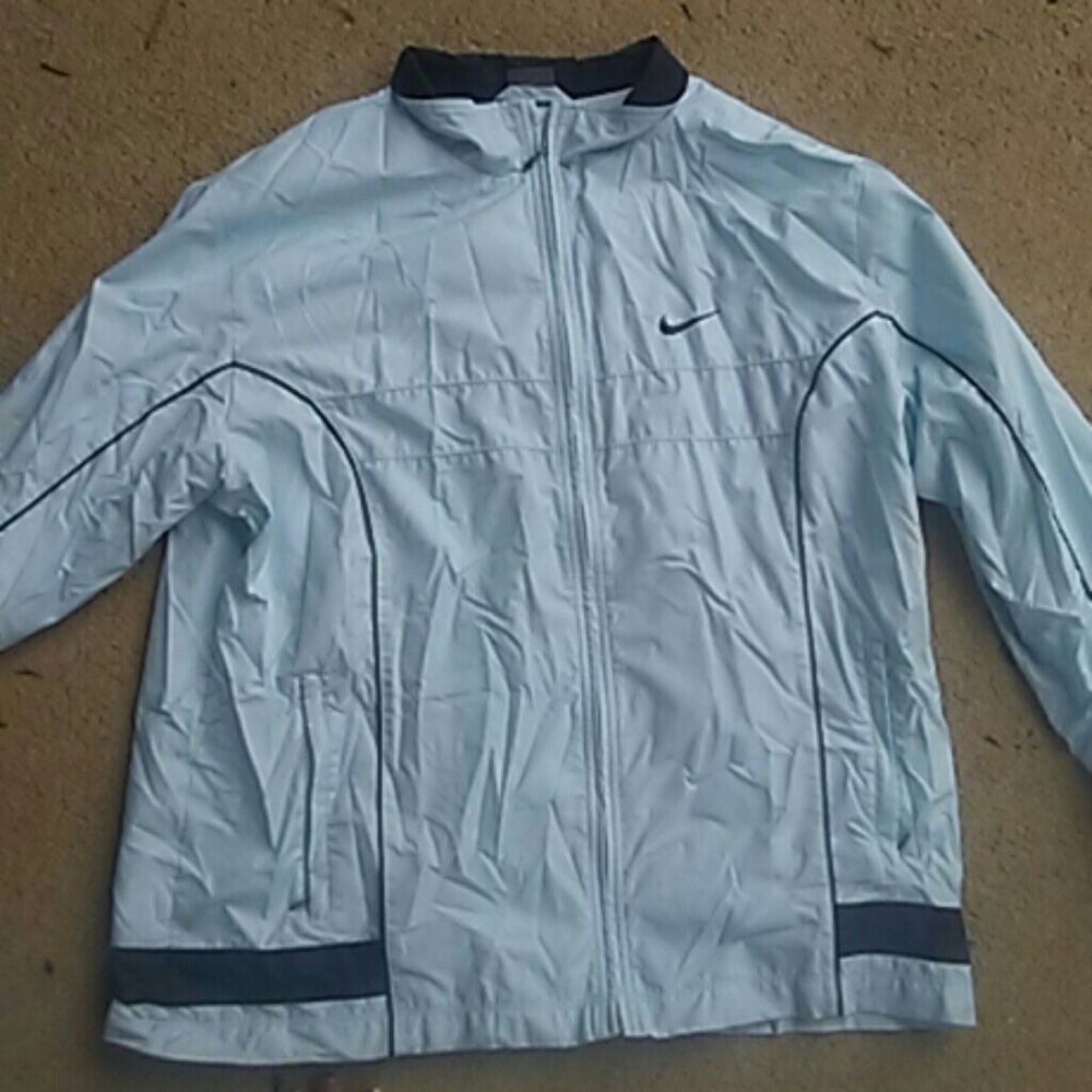Vintage Sky Blue Nike Windbreaker