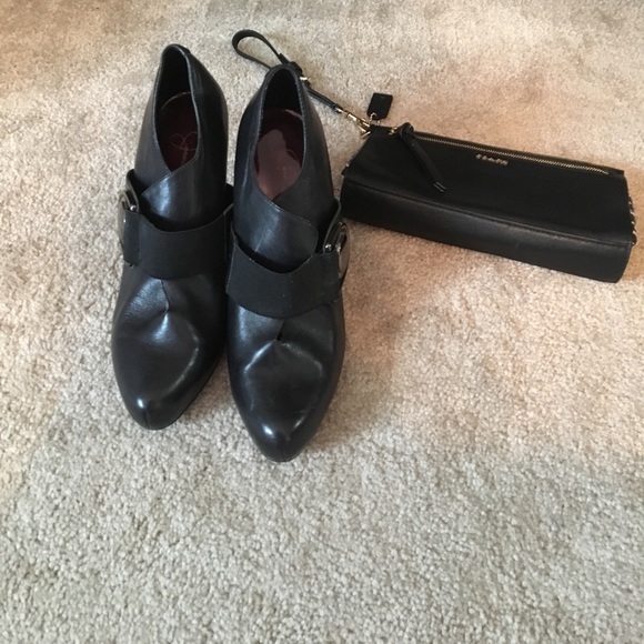 Jessica Simpson Shoes - Black Jessica Simpson Booties with Buckle😍