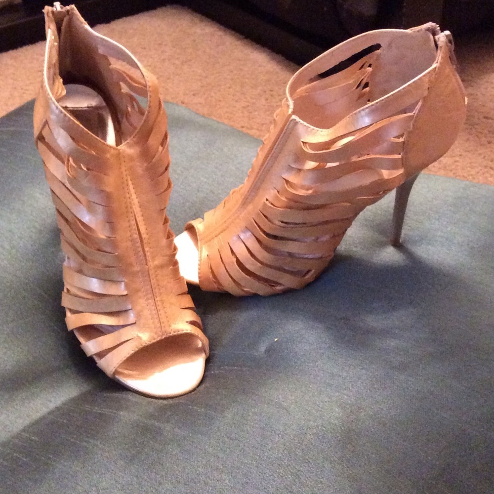 Gold Strappy Bolaro Summer Rio Ankle Bootie