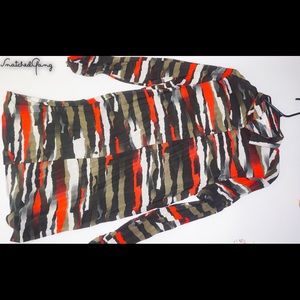 Abstract knee length Skirt/Dress