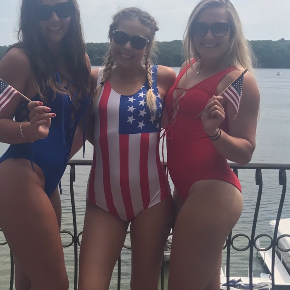 Fourth of July patriotic swimsuit - Picture 5 of 5
