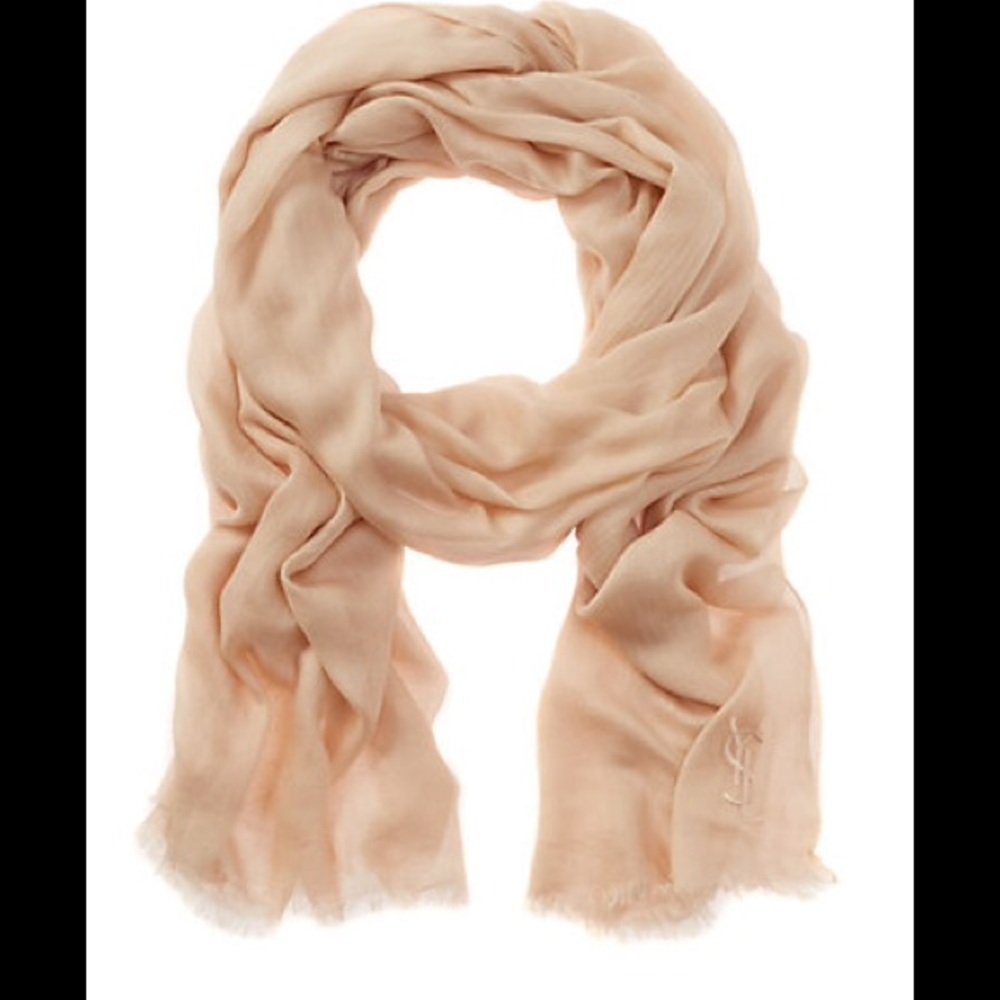 Yves Saint Laurent Light Cashmere Blend Scarf
