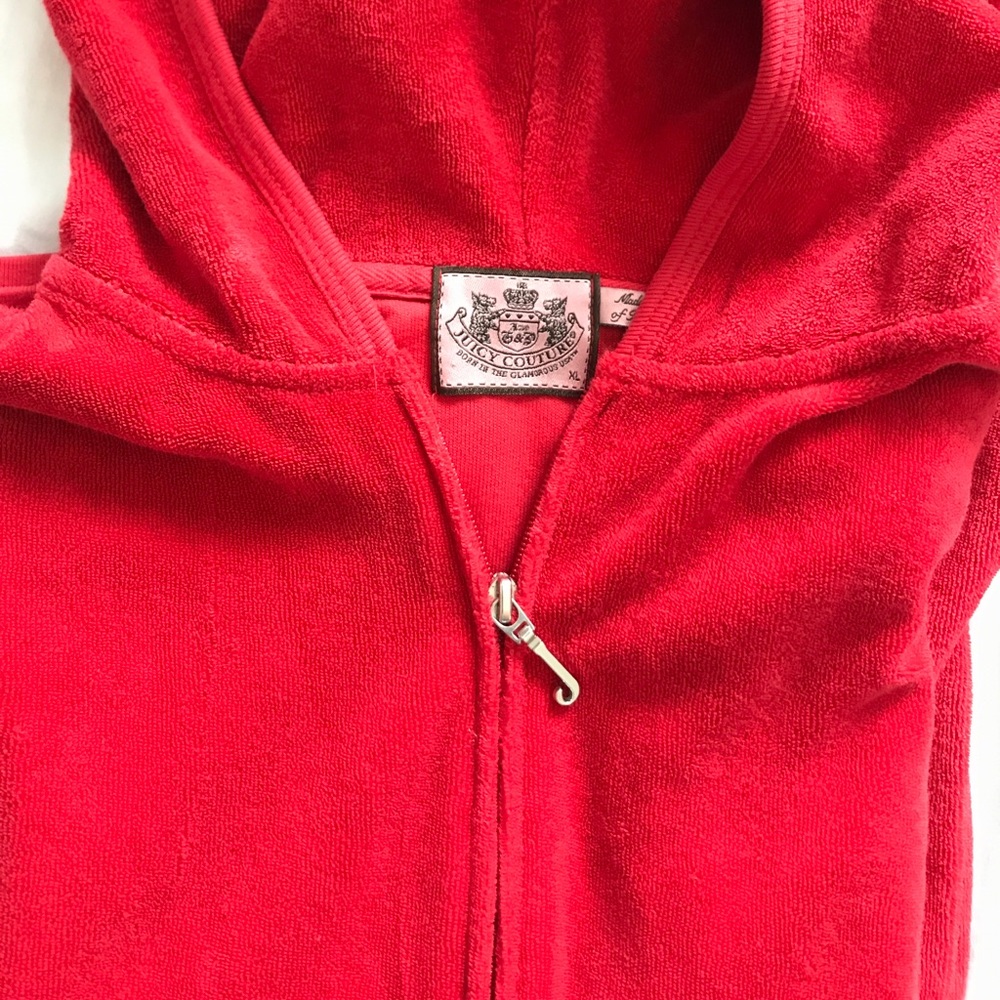 Vintage Juicy Couture Terry Sweatsuit Jacket Coral
