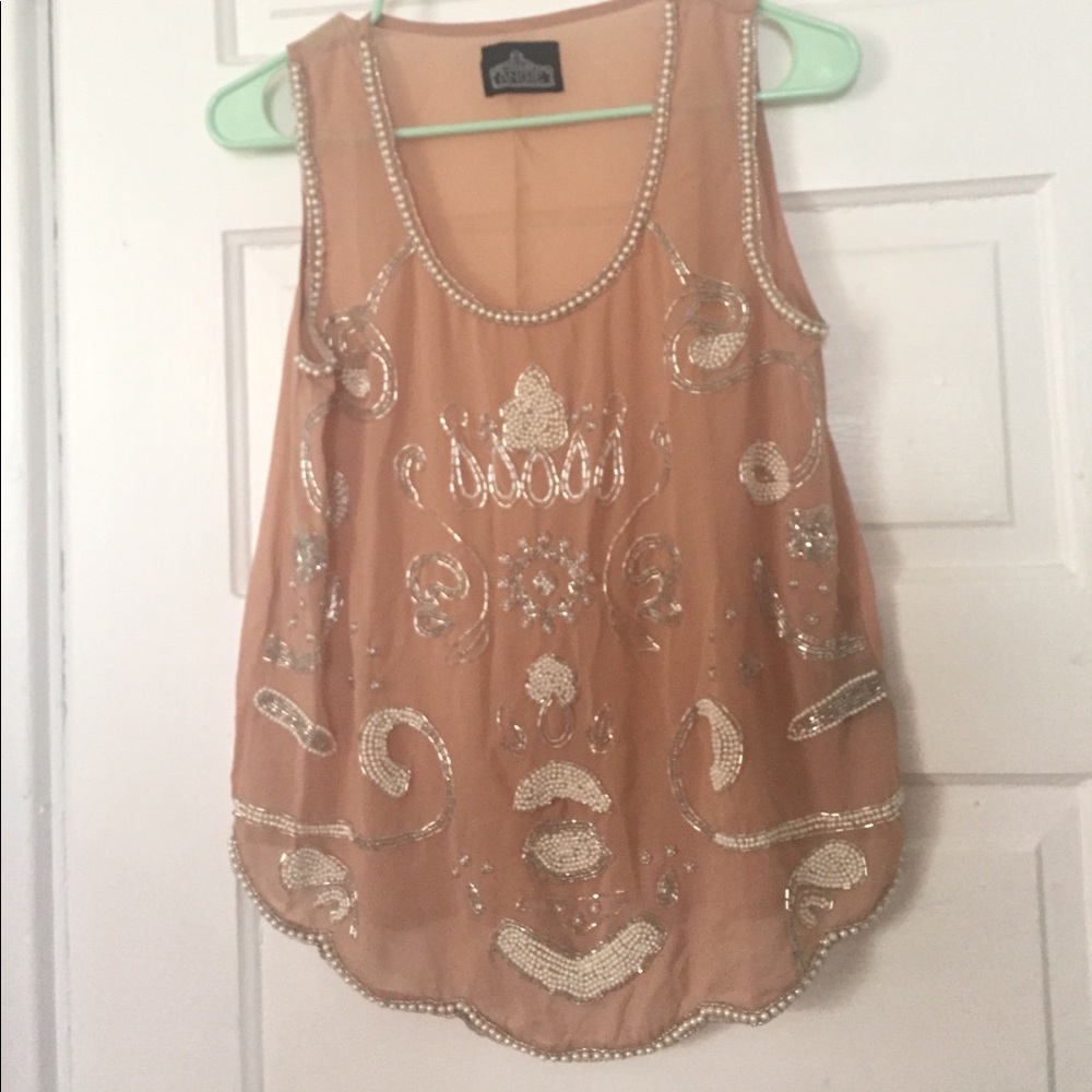 Gorgeous beaded ModCloth tank top!