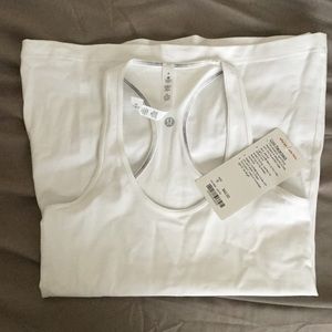 NWT Lululemon cool racerback in white