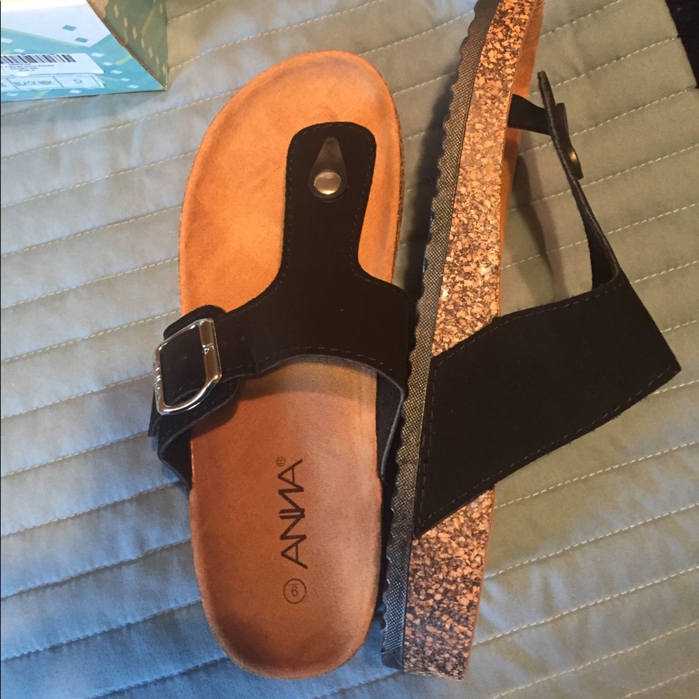 Black sandals