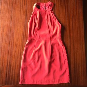 BCBGeneration High Neck/Open Back Cocktail Dress