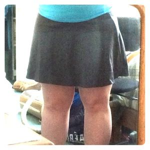 Wet seal charcoal gray skirt