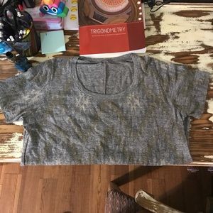 grey aztec monrow short sleeve shirt