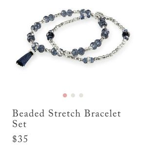 Beaded Stretch 2pc Bracelet Set by Chloe&Isabel