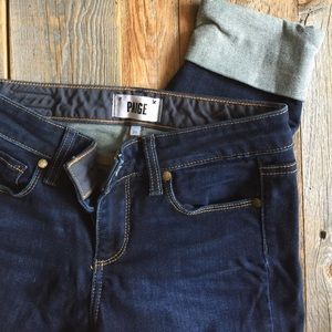 Paige anthropologie denim skyline skinny jeans 26