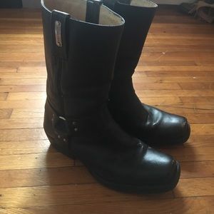 Zodiac Harness Leather Boots