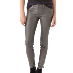 J Brand super skinny coated jeans