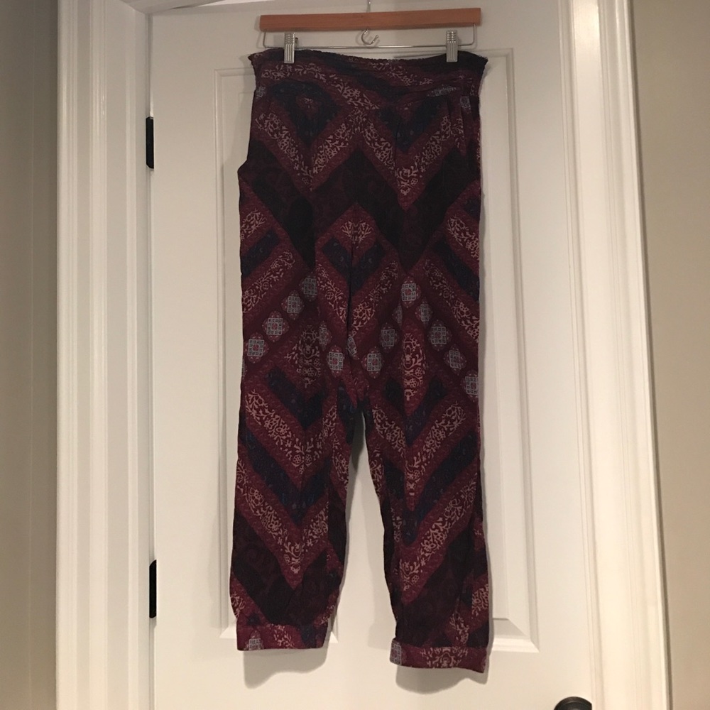 Boho Patterned Genie Pants