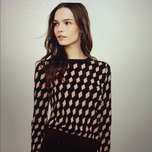 Ann Taylor geographic sweater