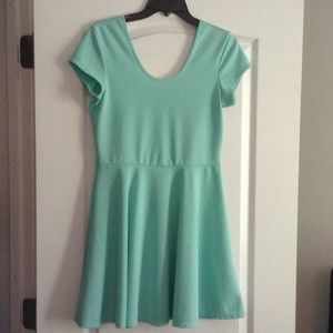 Turquoise Skater Dress