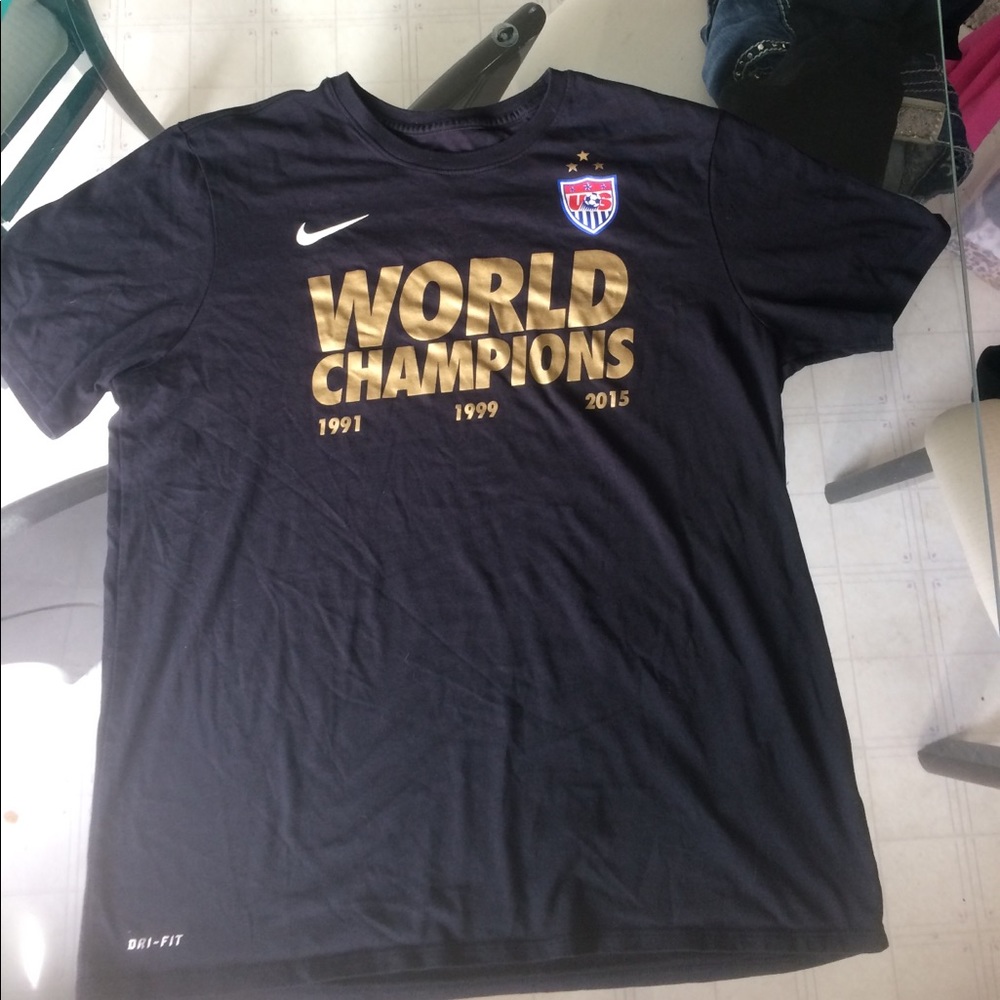 Men Nike soccer Dri-Fit shirt