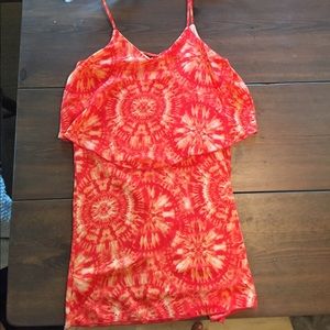 Tie dye boutique dress