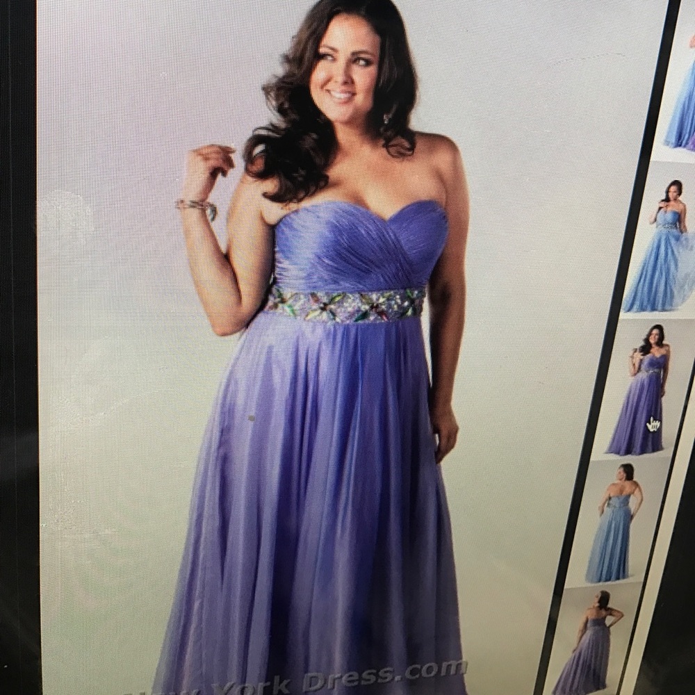 Glamorous purple dress