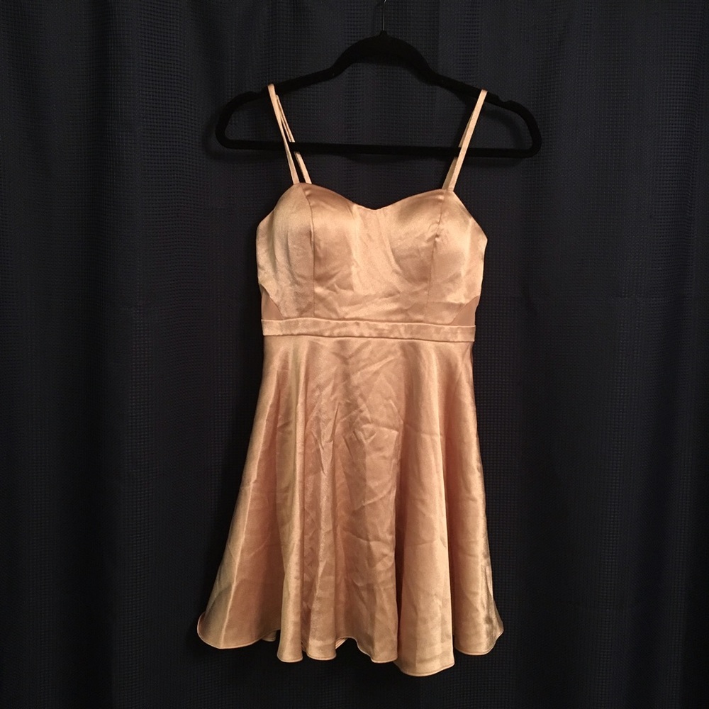 *SALE* F21 Rose Gold Shimmery dress