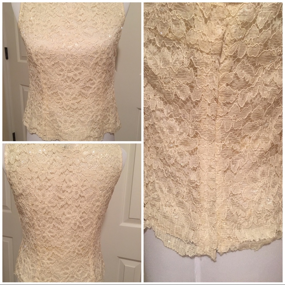 Top, with Opalescent sequins