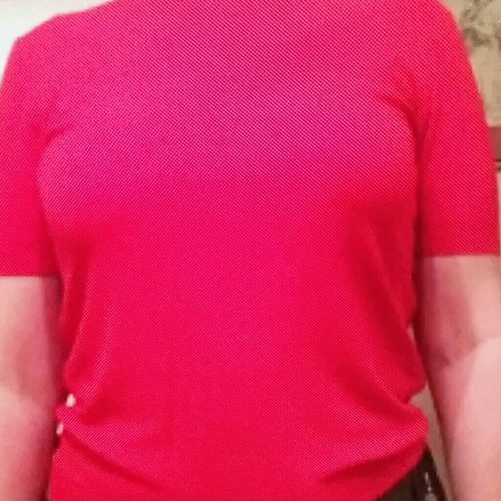 Liz Claiborne  Cherry Red Shirt