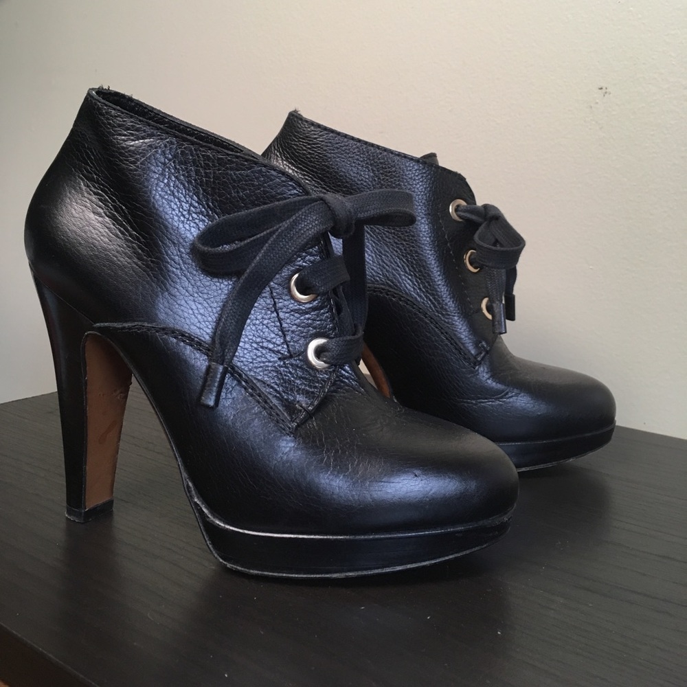 Moschino Cheap And Chic Lace Up Booties