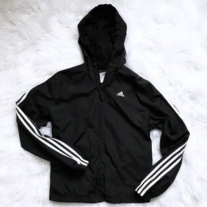 adidas Original Windbreaker Jacket Zip Up Shirt M