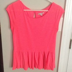 Neon Pink Crop Top