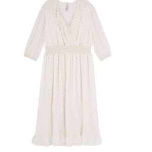 NWT Melissa McCarthy Flounced Neckline Dress 3X