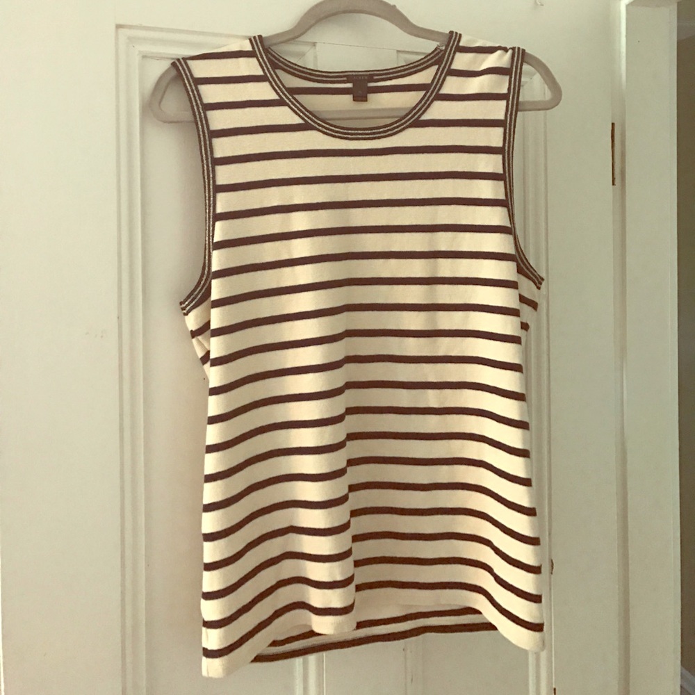 J Crew striped tank