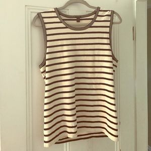 J Crew striped tank
