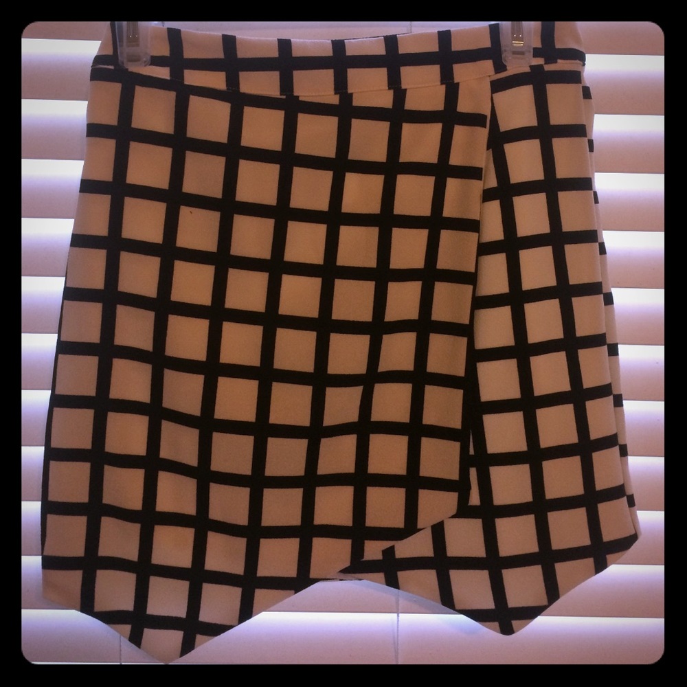 Black and white skirt