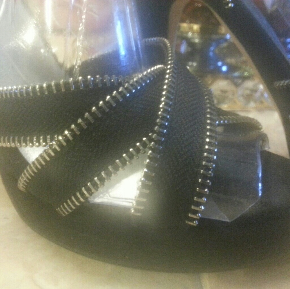 Zippered Ankle Strapped Heels