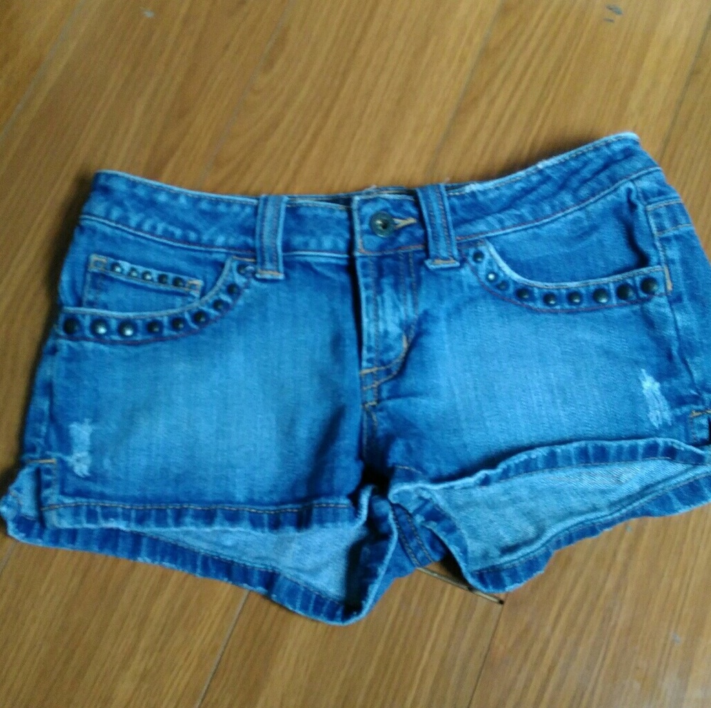 Nollie denim shorts.