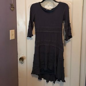 Blue Grey long sleeve FAIRY dress