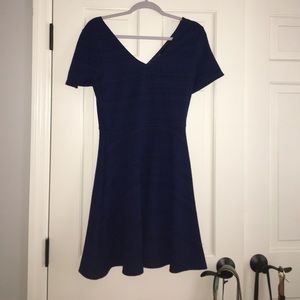 Blue Rair Skater Dress